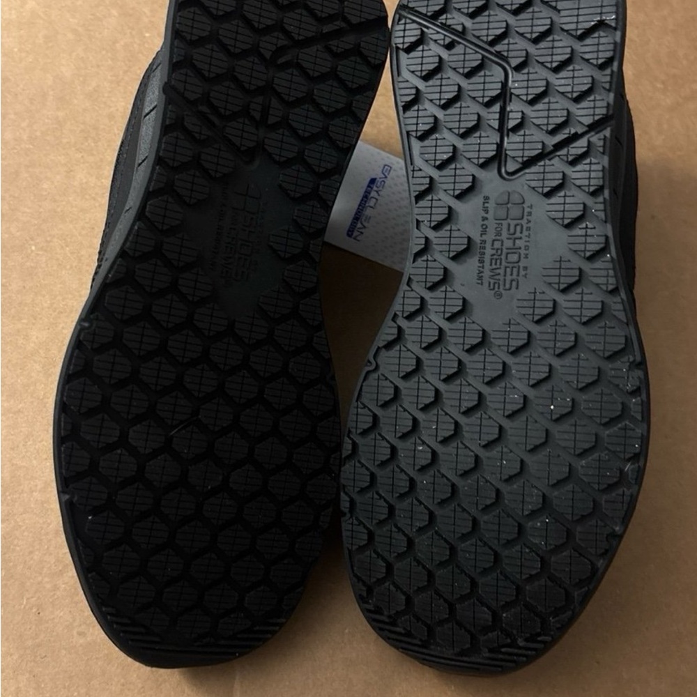 Shoes For Crews Black Women's Low-Top Sneakers - Picture 3 of 4